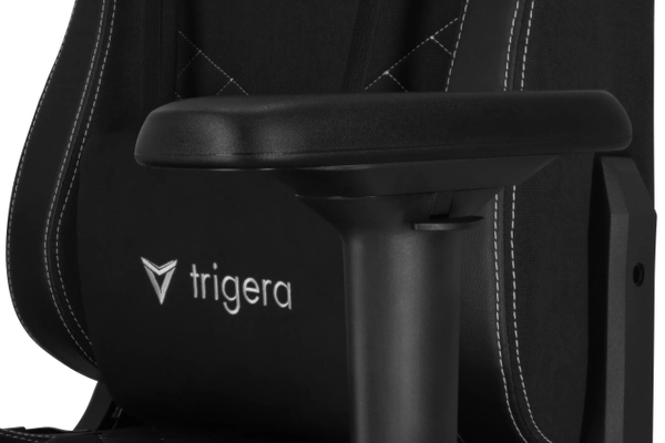 Trigera Two Black Fabric Gaming Chair