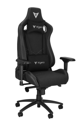Trigera Two Black Fabric Gaming Chair
