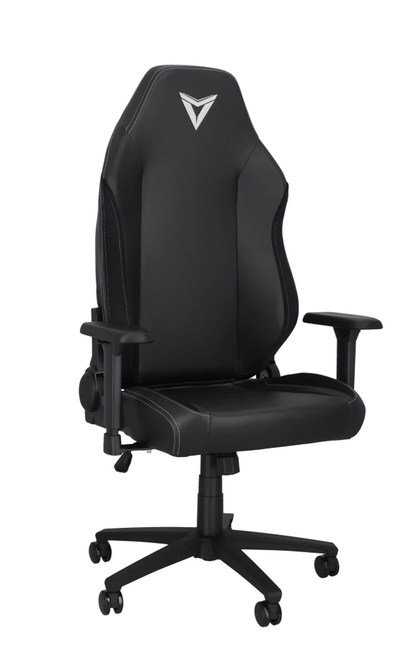 Trigera Seven – Fotel Gamingowy Skórzany Czarny 