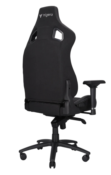 Trigera Two – Fotel Gamingowy Materiałowy Czarny 