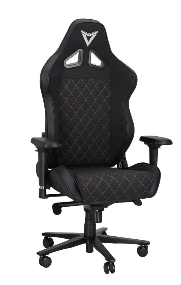Trigera One – Fotel Gamingowy Materiałowy Czarny