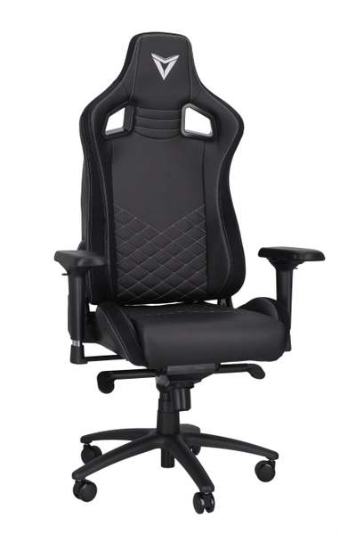 Trigera Two – Fotel Gamingowy Skórzany Czarny