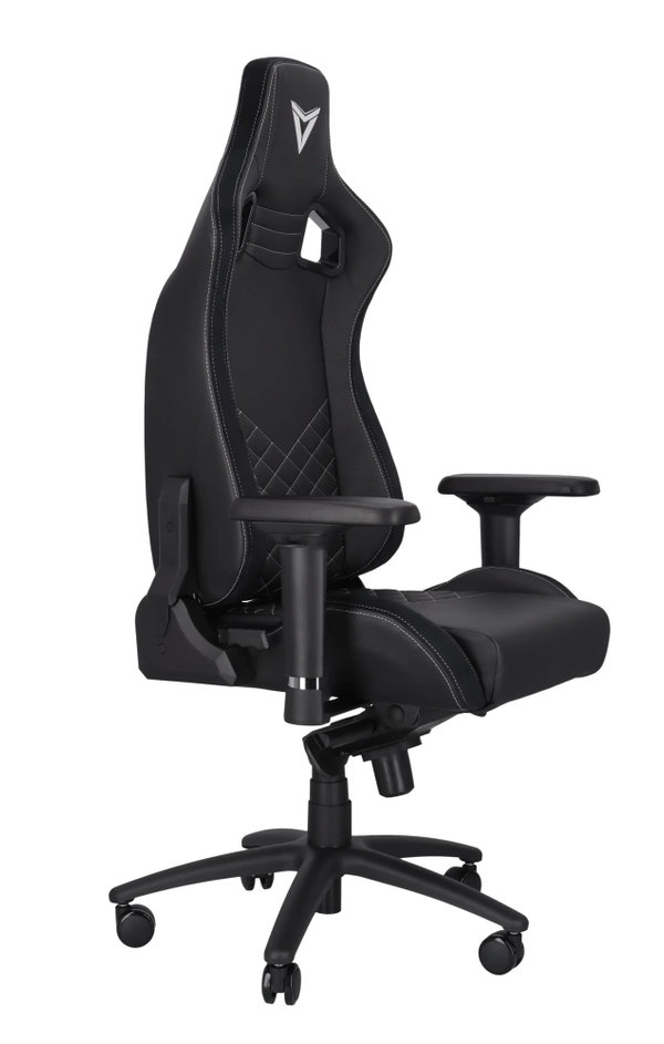 Trigera Two – Fotel Gamingowy Skórzany Czarny