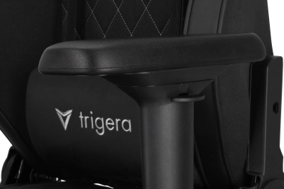 Trigera One – Fotel Gamingowy Materiałowy Czarny