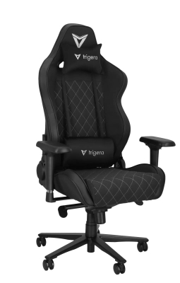Trigera One Black Fabric Gaming Chair