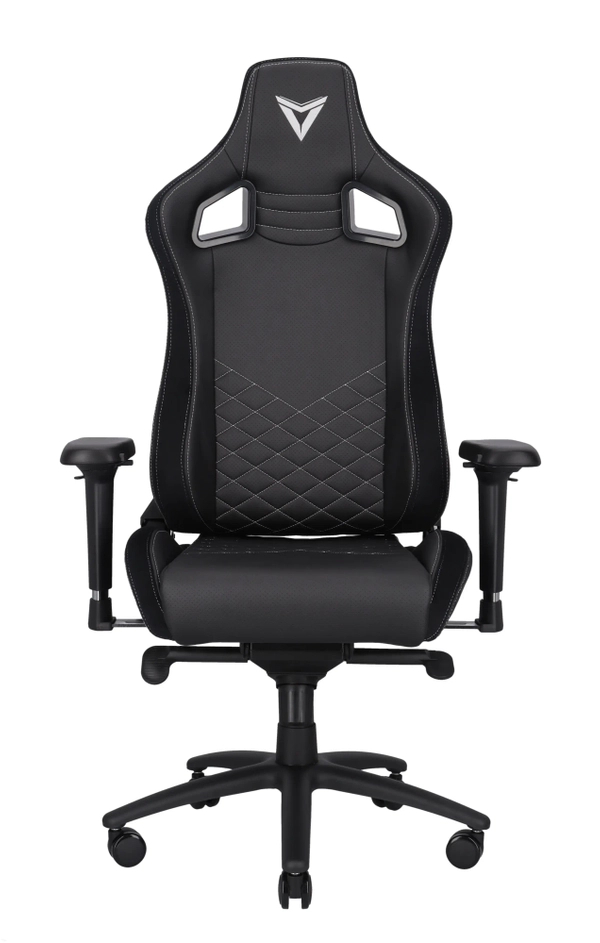 Trigera Two – Fotel Gamingowy Skórzany Czarny