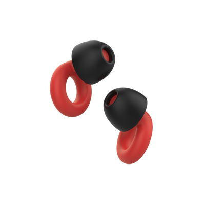 Comfy Silicone Ear Plugs Red