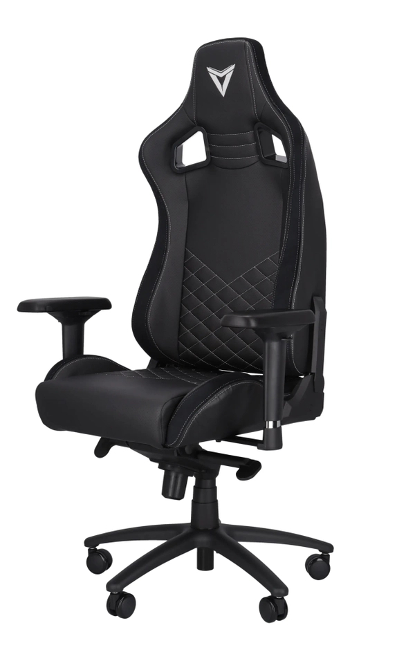 Trigera Two – Fotel Gamingowy Skórzany Czarny