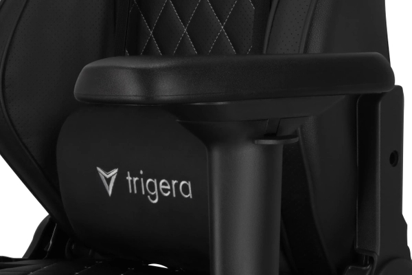 Trigera One – Fotel Gamingowy Skórzany Czarny