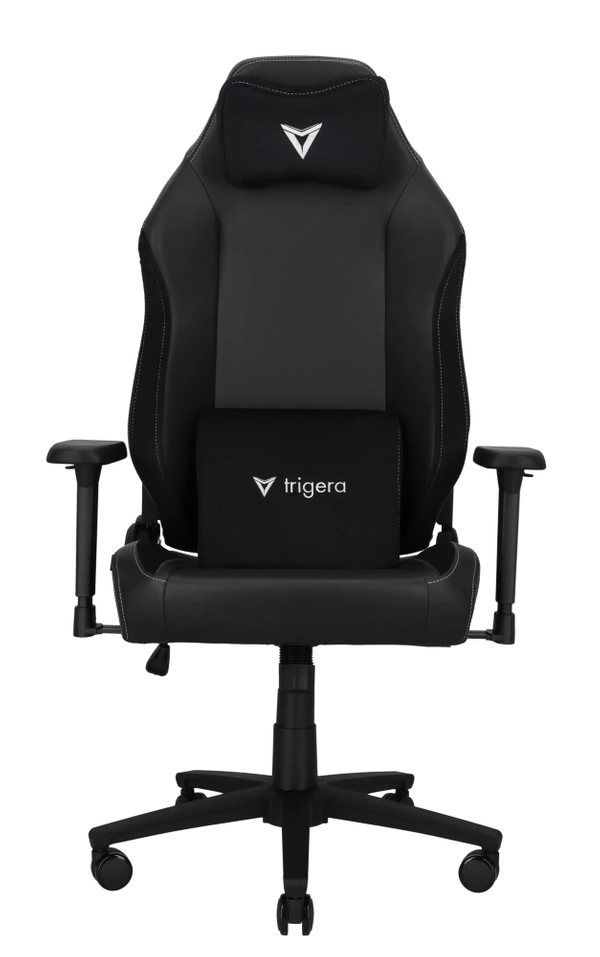 Trigera Seven – Fotel Gamingowy Skórzany Czarny 