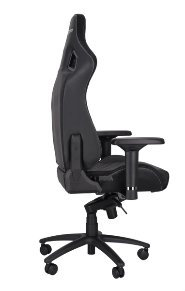 Trigera Two – Fotel Gamingowy Skórzany Czarny