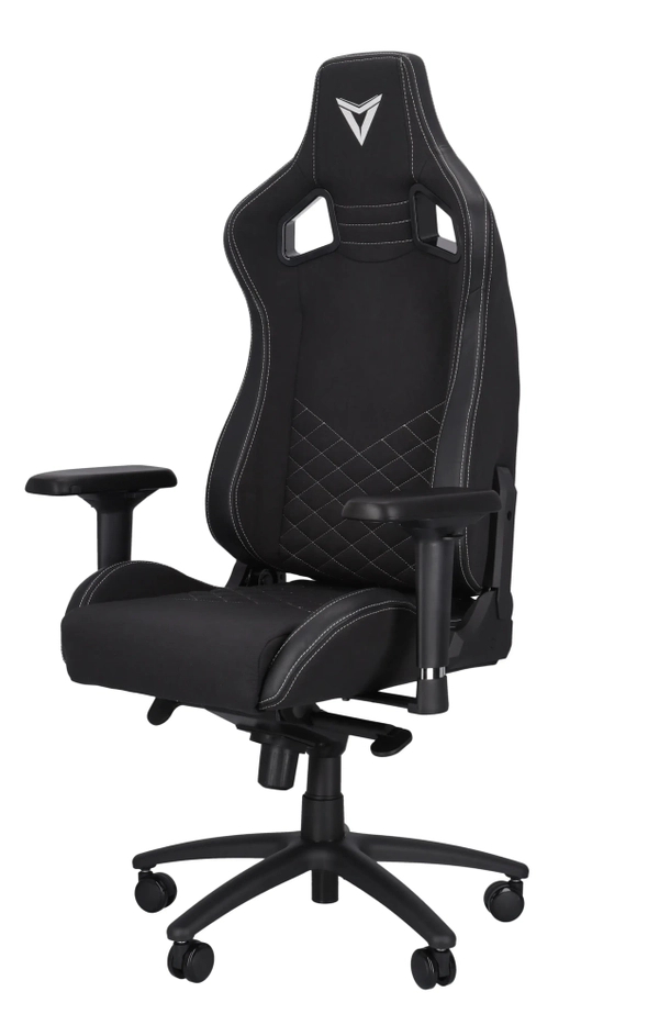 Trigera Two – Fotel Gamingowy Materiałowy Czarny 