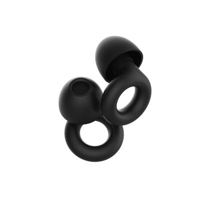 Comfy Silicone Ear Plugs Black