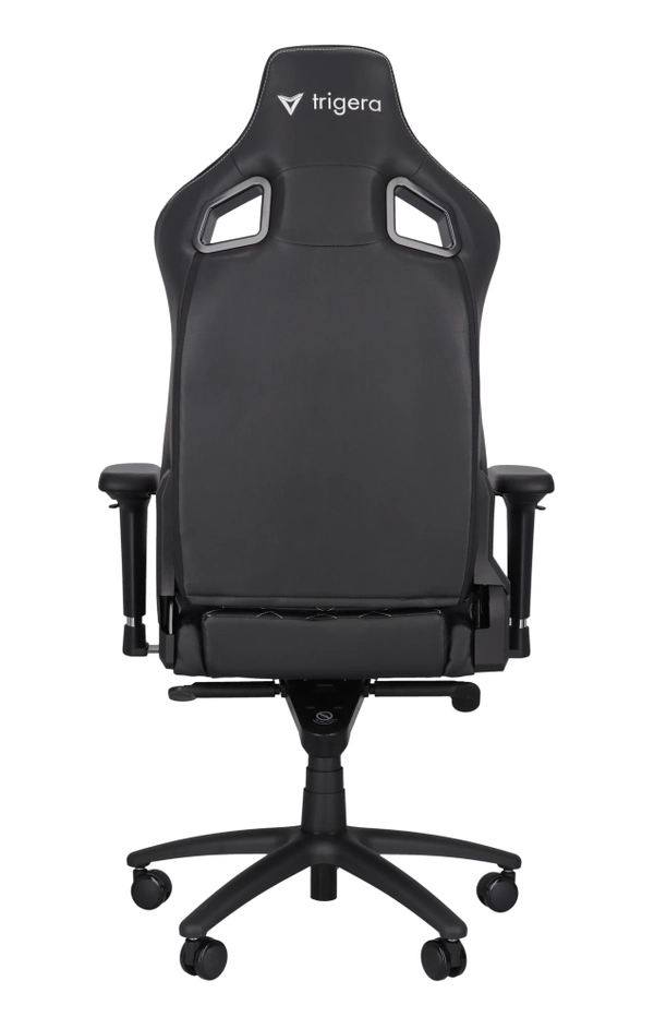Trigera Two – Fotel Gamingowy Skórzany Czarny