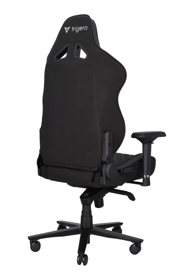 Trigera One – Fotel Gamingowy Materiałowy Czarny