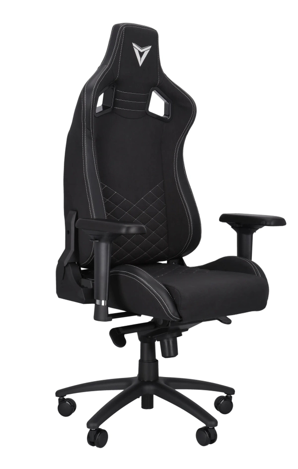 Trigera Two – Fotel Gamingowy Materiałowy Czarny 