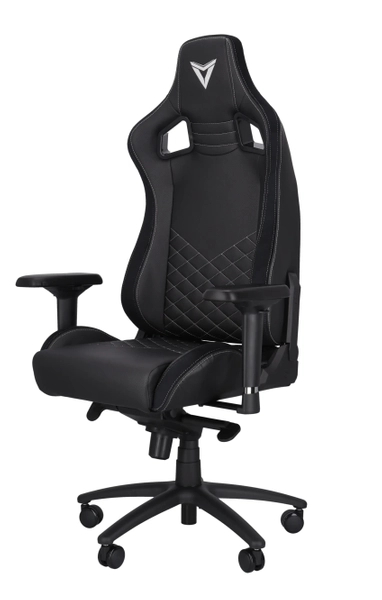 Trigera Two – Fotel Gamingowy Skórzany Czarny