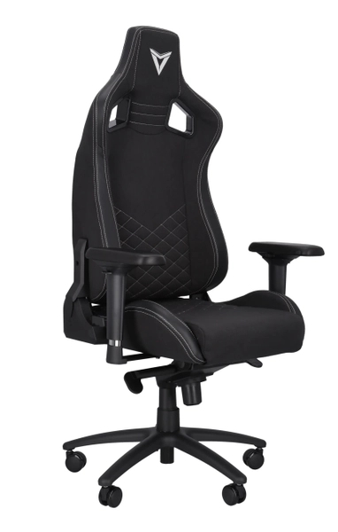 Trigera Two – Fotel Gamingowy Materiałowy Czarny 