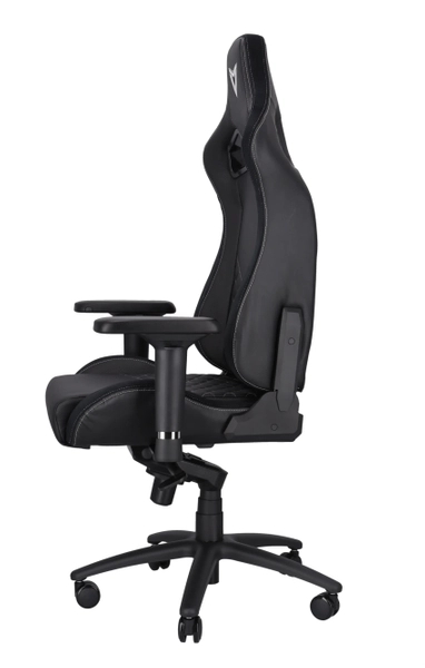 Trigera Two – Fotel Gamingowy Skórzany Czarny