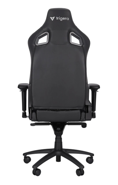 Trigera Two – Fotel Gamingowy Skórzany Czarny