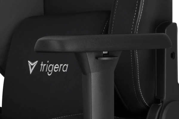 Trigera Seven – Fotel Gamingowy Skórzany Czarny 